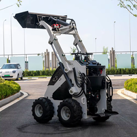 Mini Wheel Loader dengan Mesin Diesel Emisi Rendah dan Pengendali Joystick untuk Konstruksi Perkotaan dan Proyek Taman