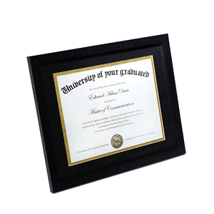 Bán Hot handmade Đen MDF giấy chứng nhận Khung nhà máy bán hàng trực tiếp cho khung khác nhau giấy chứng nhận - Product Image 3