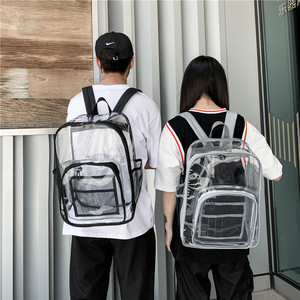 Custom 2025 Factory Wholesale Transparent Pvc <b>Women</b> <b>Backpack</b> Bags Custom Vinyl Clear <b>Backpack</b> for School <b>Backpack</b> - Product Image 2