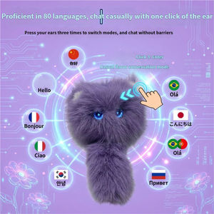 Nouvelle Peluche IA Mignonne, Chat Interactif Vocalisant, Compagnon Intelligent pour Enfants, Jouet d'Éveil Émotionnel et Éducatif, Cadeau - Product Image 5