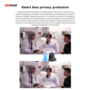 อัลตร้า HD 4K 25X 60FPS ออปติคอลซูม12G SDI POE IP PTZ กล้องติดตามท่าทางสำหรับระบบการประชุมสด - Product Image 5