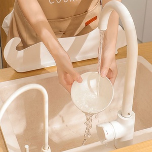 Modern Cartoon Dog Silicone Sink Flaps Water Splatter Prevent Kitchen <b>Rack</b> Tools Utensils for <b>Plate</b> Splatter Vegetable Outwater - Product Image 4