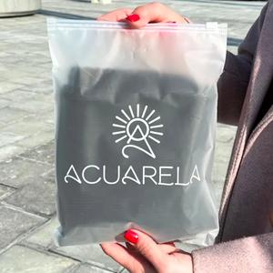 Custom Printed Logo T Shirt Plastic Zip <b>Lock</b> <b>Bag</b> Resealable Matte Frosted Zipper <b>Bags</b> for Clothing Packaging - Product Image 4