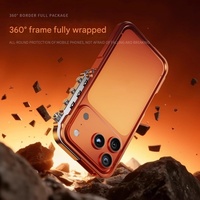 Coques de téléphone portable en alliage d'aluminium tendance pour iPhone 17 15 16 Pro Max, étui en métal pare-chocs, protection antichoc, accessoires