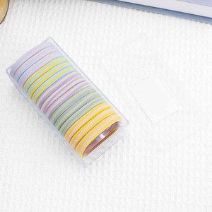 Vente en gros de bandes élastiques boîte de couleurs mélangées 5cm cheveux cravates sans trace mode élastiques pour les filles - Product Image 4