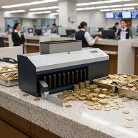 Machine de tri et de comptage de pièces de monnaie professionnelle à grande vitesse, 2000 pièces/minute, construction métallique, qualité bancaire