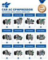 Compresor de aire acondicionado automático de 12V, compresor de CA para coche Ford, Toyota, Honda, Nissan, Mazda, Suzuki, Hyundai, Kia, Chevrolet