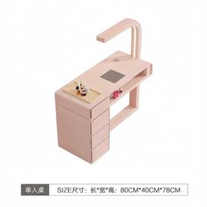 Tables doubles modernes pour salon de manucure, mobilier de salon de beauté, fournitures de nail art, bureau de manucure - Product Image 5