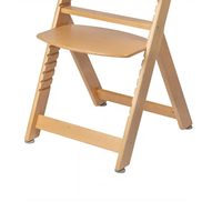Chaise haute en bois de haute qualité meubles pour bébé chaise haute de cuisine réglable pour les tout-petits
