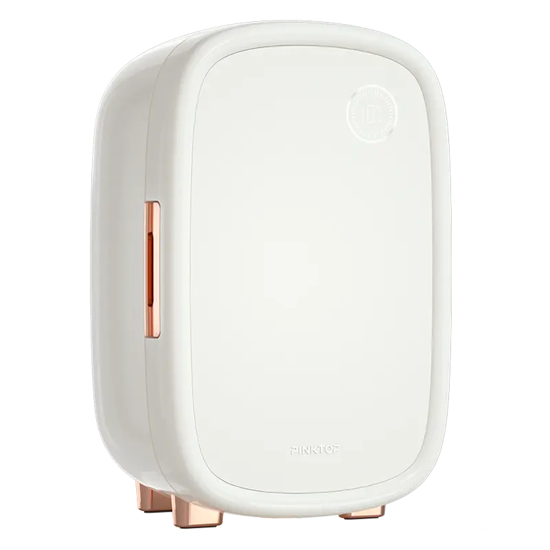 PinkTop taşınabilir 12L ev kozmetik cilt bakım ürünleri güzellik buzdolabı Mini buzdolabı