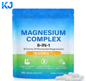Compléments Alimentaires OEM : Capsules de Magnésium Glycinate Complexe 8-en-1 <span class=keywords><strong>pour</strong></span> la Relaxation Musculaire et le Soutien du Sommeil - Product Image 1