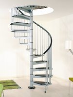Escalier en colimaçon moderne personnalisé pour intérieur de maison CBMmart, tube rond intérieur, villa, escalier en spirale circulaire