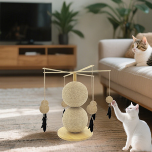 Vertical Sisal <b>Cat</b> Scratching <b>Board</b>, <b>Cat</b> Toy, <b>Cat</b> Scratching Ball, All-in-One Pet Supplies, <b>Scratch</b> Sharpening, Durable, - Product Image 2