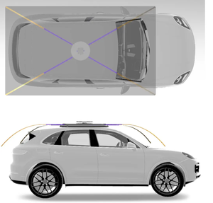 Accessori per esterni auto con telecomando per parasole auto auto con ricarica solare ombrellone Smart - Product Image 3