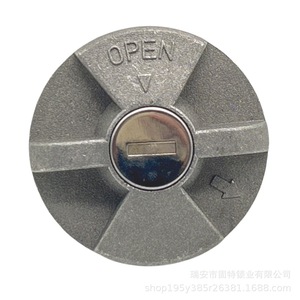 Bouchon de réservoir de carburant pour 69058-60071 69058-60050 Great Wall 3704030-D22 Hino en alliage d'aluminium et d'alloy de zinc, finition argent mat - Product Image 4