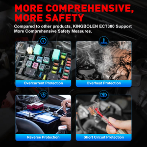 ECT300 Detector de Circuitos Automotrices, Buscador de Fusibles, Detector de Cortocircuitos, Reparación Eléctrica Profesional - Product Image 2