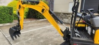 Miniexcavadora de Orugas de 1.7 Toneladas U17 con Motor Importado y Cucharón de 0.05cbm, Precio de Fábrica, Excavadora Pequeña U17, Gran Venta en América