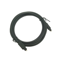 Câble audio Toslink numérique optique personnalisé plaqué or 24K à fibre pour amplificateur de haut-parleur lecteur DVD CD TV