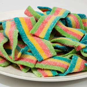 Heißer Verkauf OEM Direktvertrieb Großhandel Klassische Saure Gürtel Gummibänder Kaubonbons Saurer Weichbonbon Großpackung Anpassbares Etikett - Product Image 4