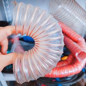 خرطوم قناة تهوية من أسلاك النحاس الصناعية الشفافة من JY ، خرطوم مجرى هواء مرن من كلوريد البولي فينيل - Product Image 2