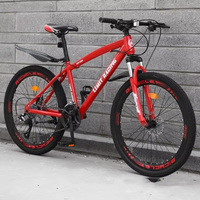 Vélo de montagne pour adultes avec fourche à suspension et freins à disque pour étudiants, enfants, hommes, femmes