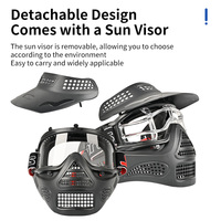 Masque de tir à l'arc SPG, lunettes de protection, casque intégral pour paintball, tir à l'arc, jeu CS, masque en maille Transformers, équipement de chasse