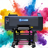 Nouvelle imprimante jet d'encre numérique automatique A3 UV DTF avec encre à solvant, garantie 1 an, tête Epson pour impression d'autocollants par transfert de film