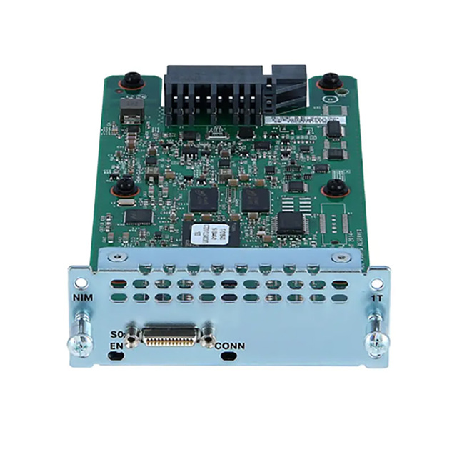 NIM-1T Modules 1-Port Serial WAN Interface Card. for ISR4000 Series Router NIM-1T=