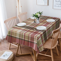 Automne noël thanksgiving nappe couverture Floral salle à manger indien Table lin bloc imprimé nappe