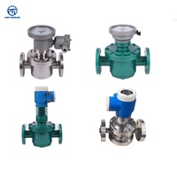 Digital Pointer/LCD Display Oval Gear Flow Meter for Oil Liquids Measurement Pressure 1.6/2.5/4.0/6.3MPa Temperature -20~+200