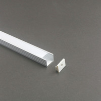 Bande lumineuse LED en alliage d'aluminium série 6000 personnalisée LvSen LS-041, forme carrée 14 mm x 19 mm, processus de poinçonnage pour décorations