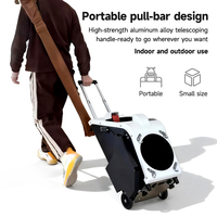 Machine d'entraînement au basketball portable avec écran tactile, lanceur de balles automatique et système de rebond intelligent pour terrain