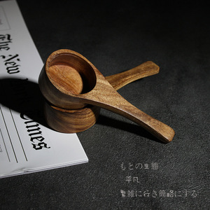Wooden <b>Measuring</b> Spoon Teak Small Coffee Milk Powder Seasoning Spoon Kitchen Baking <b>Tool</b> Eco Friendly - Product Image 2