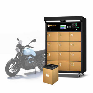 Gabinete de Intercambio de Baterías Inteligente de 12 Compartimentos para Motocicletas y Triciclos Eléctricos, con Eficiente Rotación de Baterías de Litio y Potencia de 30W - Product Image 4