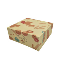 Boîtes à desserts personnalisables en papier kraft pour bonbons au chocolat et emballage de cadeaux Sacs en papier pour pizzas et courses Votre propre logo