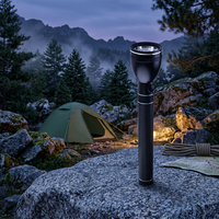 Lampe torche LED longue portée en aluminium, étanche IP66, rechargeable par USB, haute puissance, faisceau réglable, sécurité, autodéfense