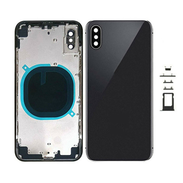 Original OEM Stainless Steel Bar Design Back Battery Housing for for X/XS/XS Max US European Version 12-Month Warranty