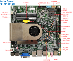 Elsky Bo mạch chủ qm12u hỗ trợ Alder lake12th Gen I3-1200P U 12V/19V hỗ trợ điện 4K/8K hiển thị 4G/5g-M.2 cổng - Product Image 2