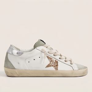 Zapatos Casuales Clásicos de Lujo Unisex, Color Blanco Dorado, Diseño Moderno de Alta Calidad, Zapatos Planos para Skateboard - Product Image 6