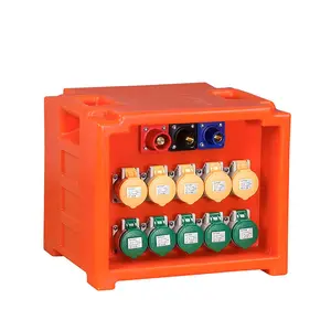 European Standard Industrial Plugs and Sockets Outdoor Portable electrical supplies industrial power distribution board