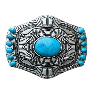 Fibbie per Cinture in Metallo Massiccio 3D Stile Western Cowboy, 40mm, in Zinco Anticato, con Logo Personalizzato, per Uomo e Donna, Vendita all'Ingrosso - Product Image 1