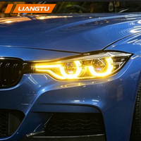 Module de Commutation LED LIANGTU pour Phares BMW Série 3 F30 F35 F80, DRL Bicolore Jaune et Blanc pour Distributeur