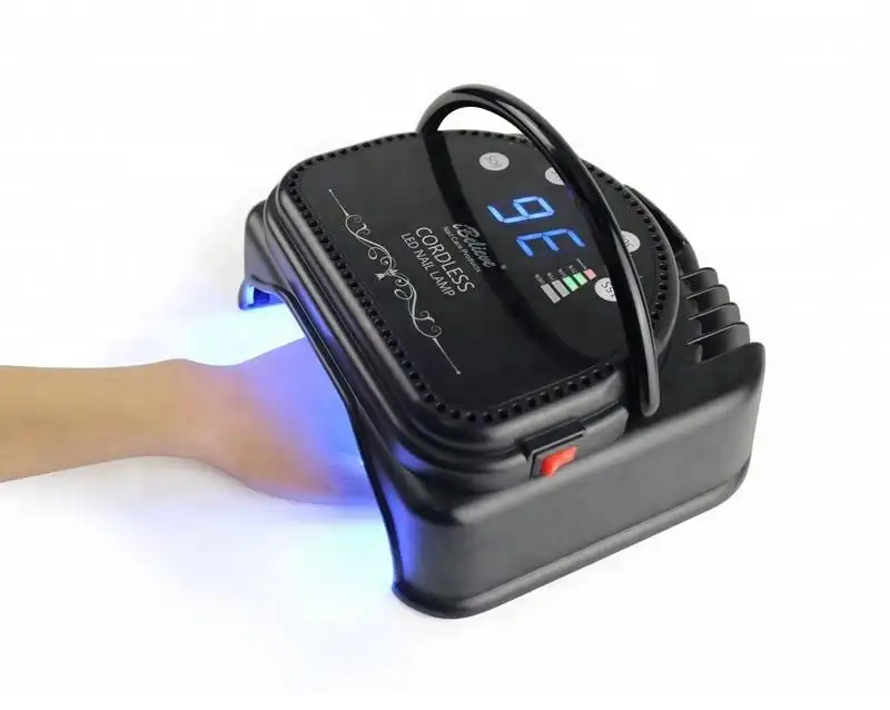 Профессиональная аккумуляторная УФ светодиодная лампа для ногтей iBelieve 64 Вт