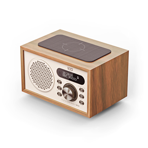 Boîtier en bois Radio DAB/DAB + et <span class=keywords><strong>FM</strong></span> avec chargeur sans fil Réveil - Product Image 4