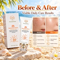 Sunscreen Krim Pelindung Matahari SPF 50+ PA++++ UVA UVB Spektrum Luas dengan Zinc Oxide untuk Wajah dan Tubuh (Private Label)