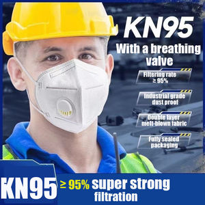 <span class=keywords><strong>Masque</strong></span> anti-poussière KN95 de protection à sept couches avec valve respiratoire et <span class=keywords><strong>charbon</strong></span> actif pour protection industrielle - Product Image 2