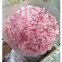Hortensia de tour artificielle de fleur naturelle le plus populaire avec tige pour décoration de mariage Hortensias conservés