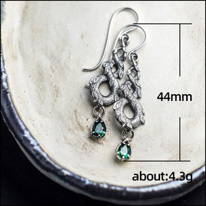 Orecchini Pendenti Lunghi da Donna, Orecchini Scintillanti alla Moda, Gioielli Trendy per le Orecchie - Product Image 4
