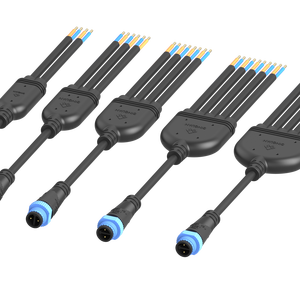 Y loại cáp ngoài trời với nam cắm 2-Core dây điện đầu cáp kết nối dây Loại sản phẩm kết nối - Product Image 3