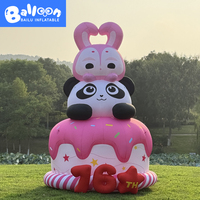 Gâteau gonflable personnalisé en forme d'animal de dessin animé pour la décoration d'événements festifs, la publicité commerciale, les événements de carnaval